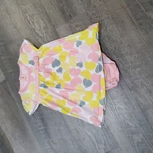 Child of Mine by Carter's Butterfly Dress with attached onsie underneath.